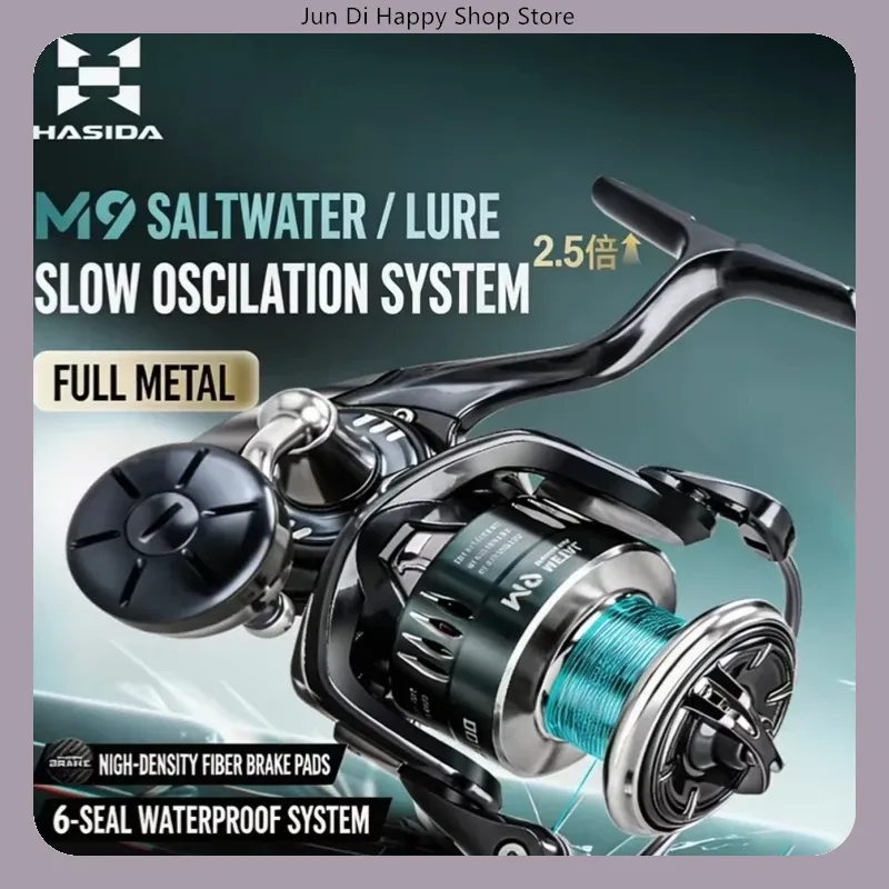 HASIDA M9 Spinning Reel Full M - Trolling Reel ulasan dan harga