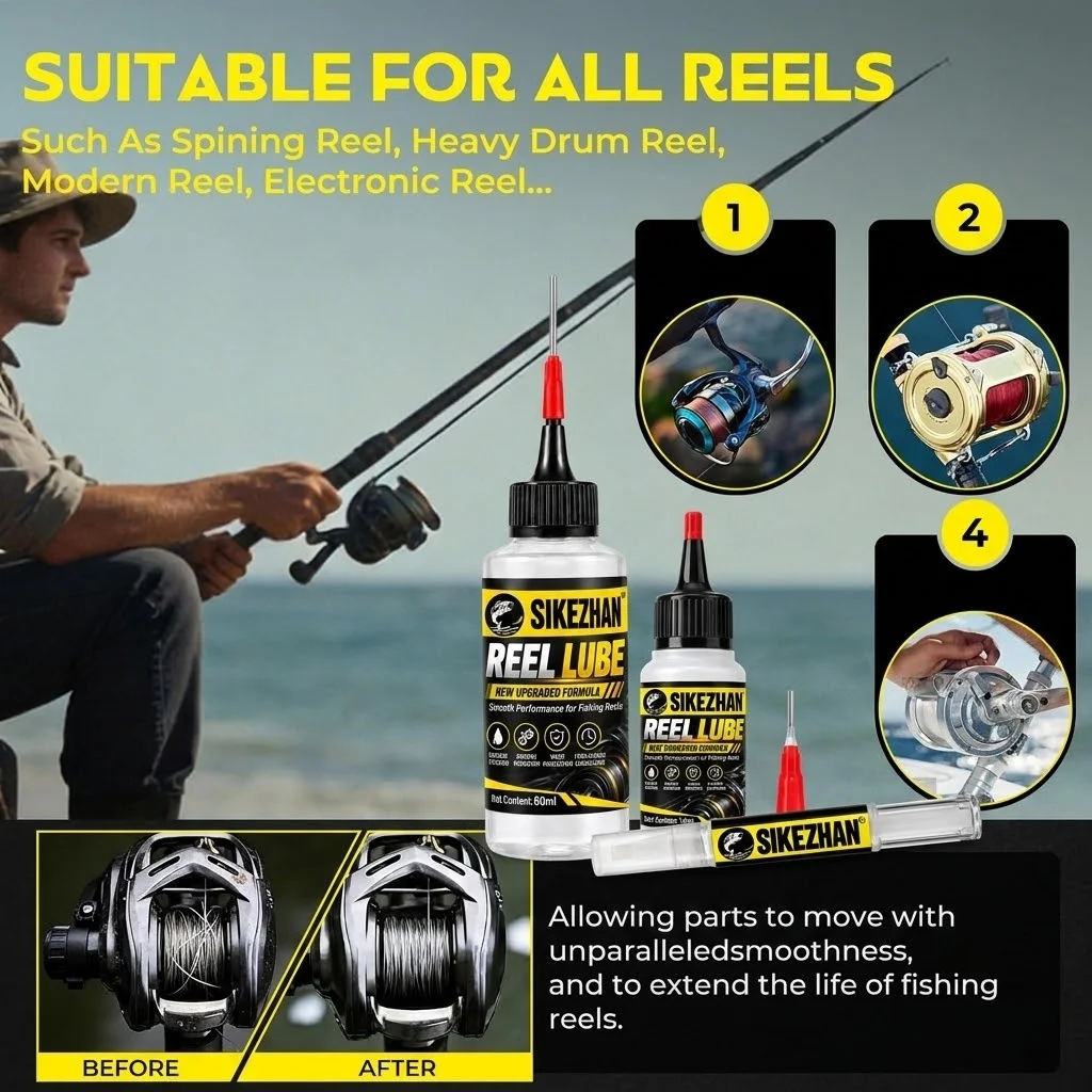 Fishing Reel Synthetic Oil Lub - Reel Oil ulasan dan harga